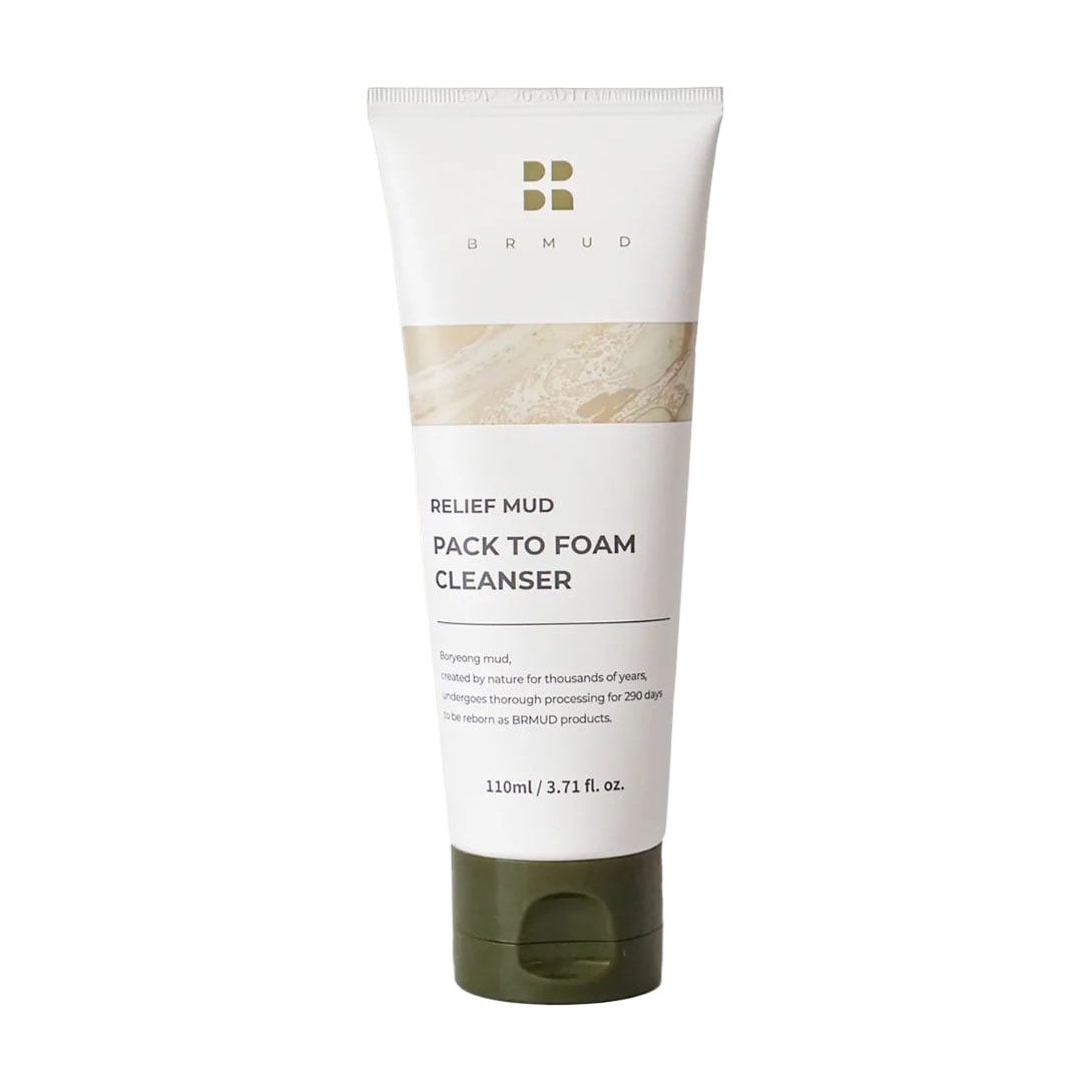 Відновлювальна грязьова маска-пінка для обличчя BRMUD Recovery Mud Pack To Foam Cleanser, 110 мл